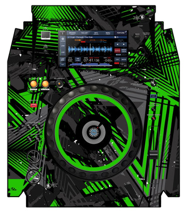 Pioneer DJ XDJ 1000 Skin Ridge Green